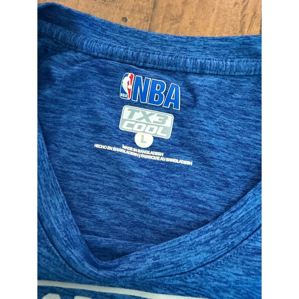 NBA Golden State Warriors Men Large Blue TX3 Cool Performance Basketball T-Shirt - Picture 3 of 7